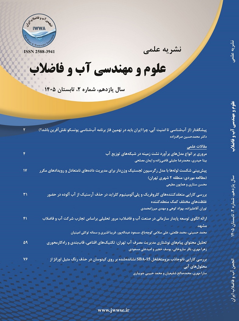 علوم و مهندسی آب و فاضلاب